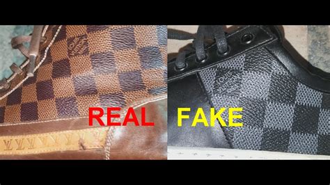 lv shoes original vs fake